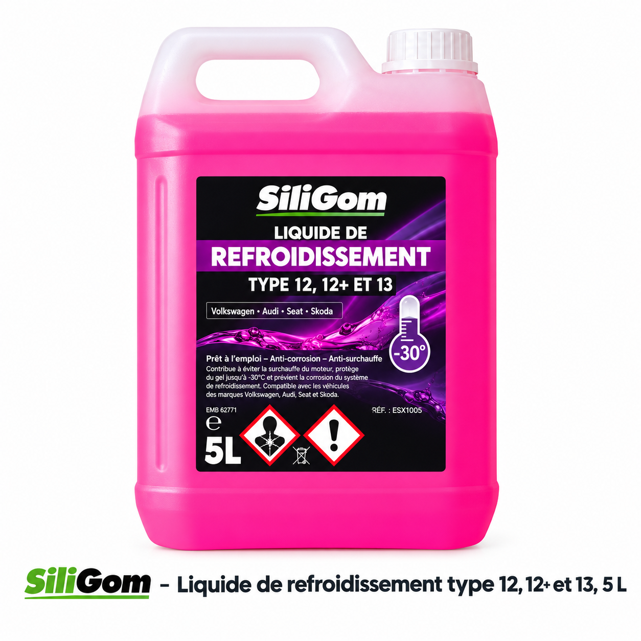 Liquide de refroidissement type 12, 12+ et 13, 5 L