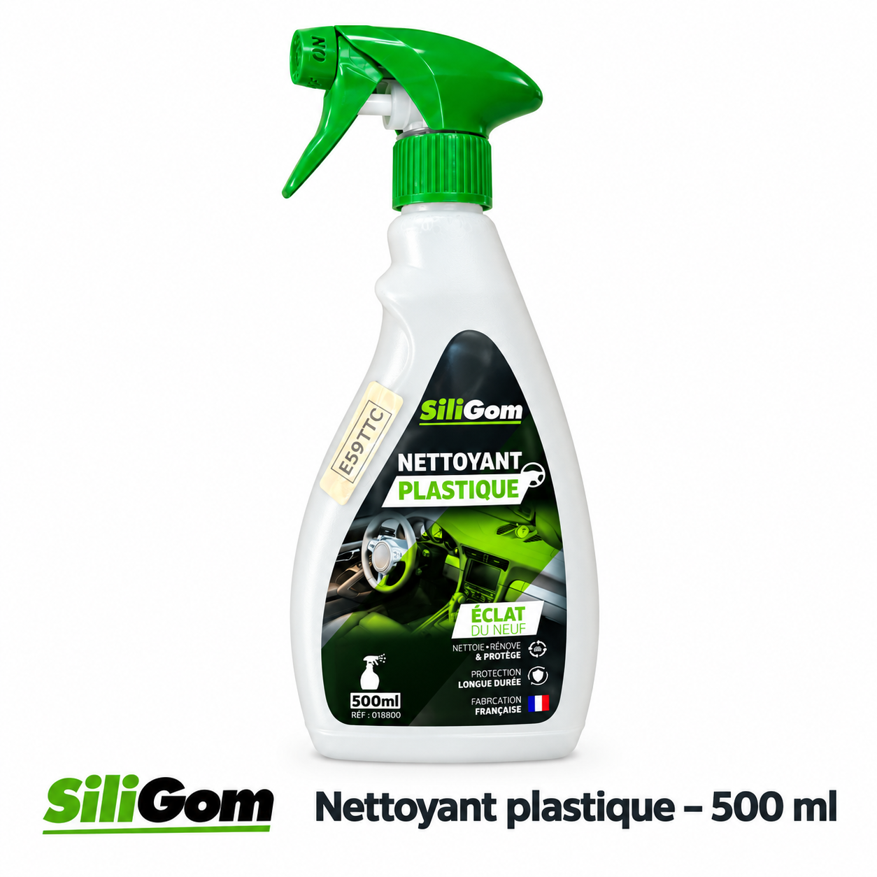 Nettoyant plastique SiliGom 500 ml